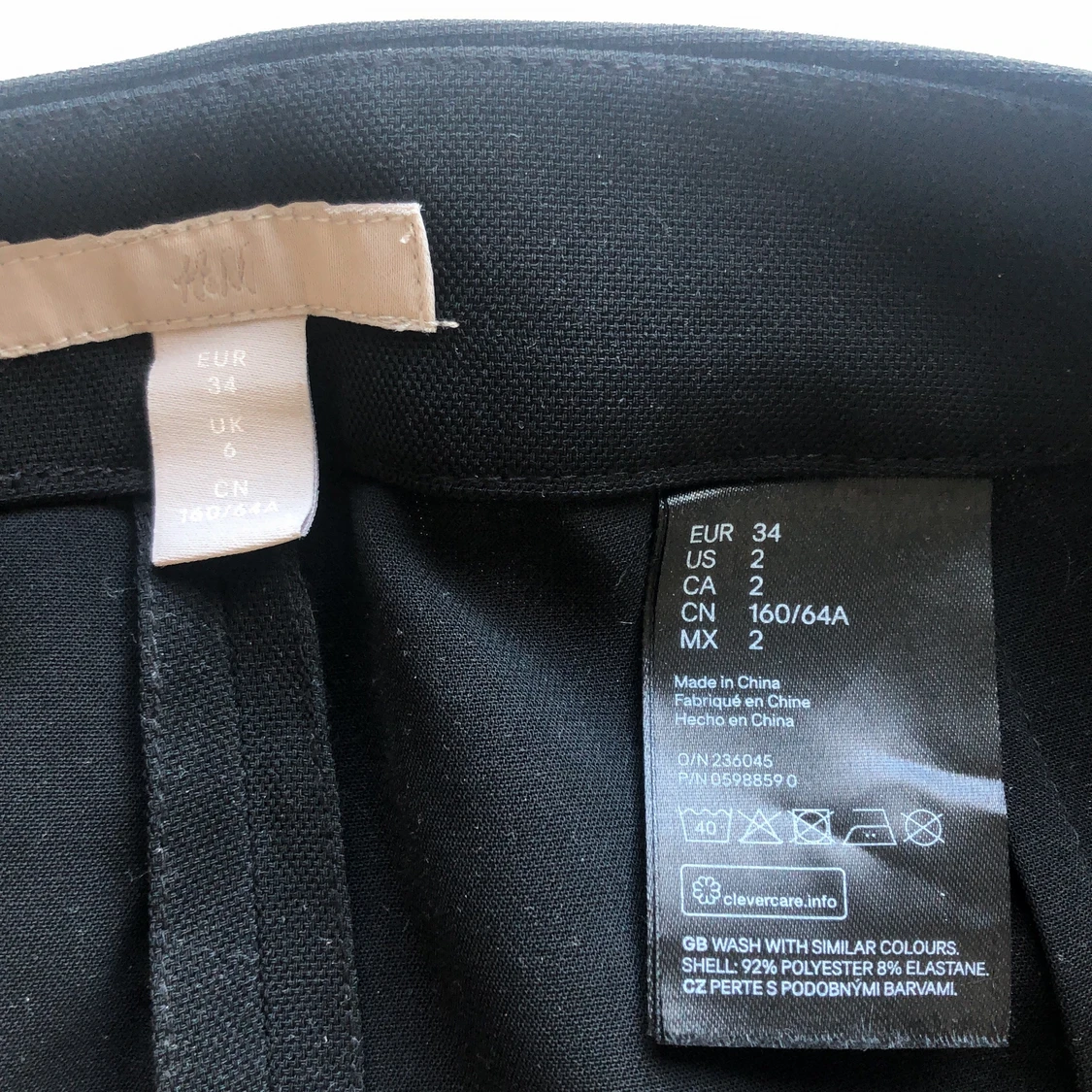 Högmidjade byxor - 91