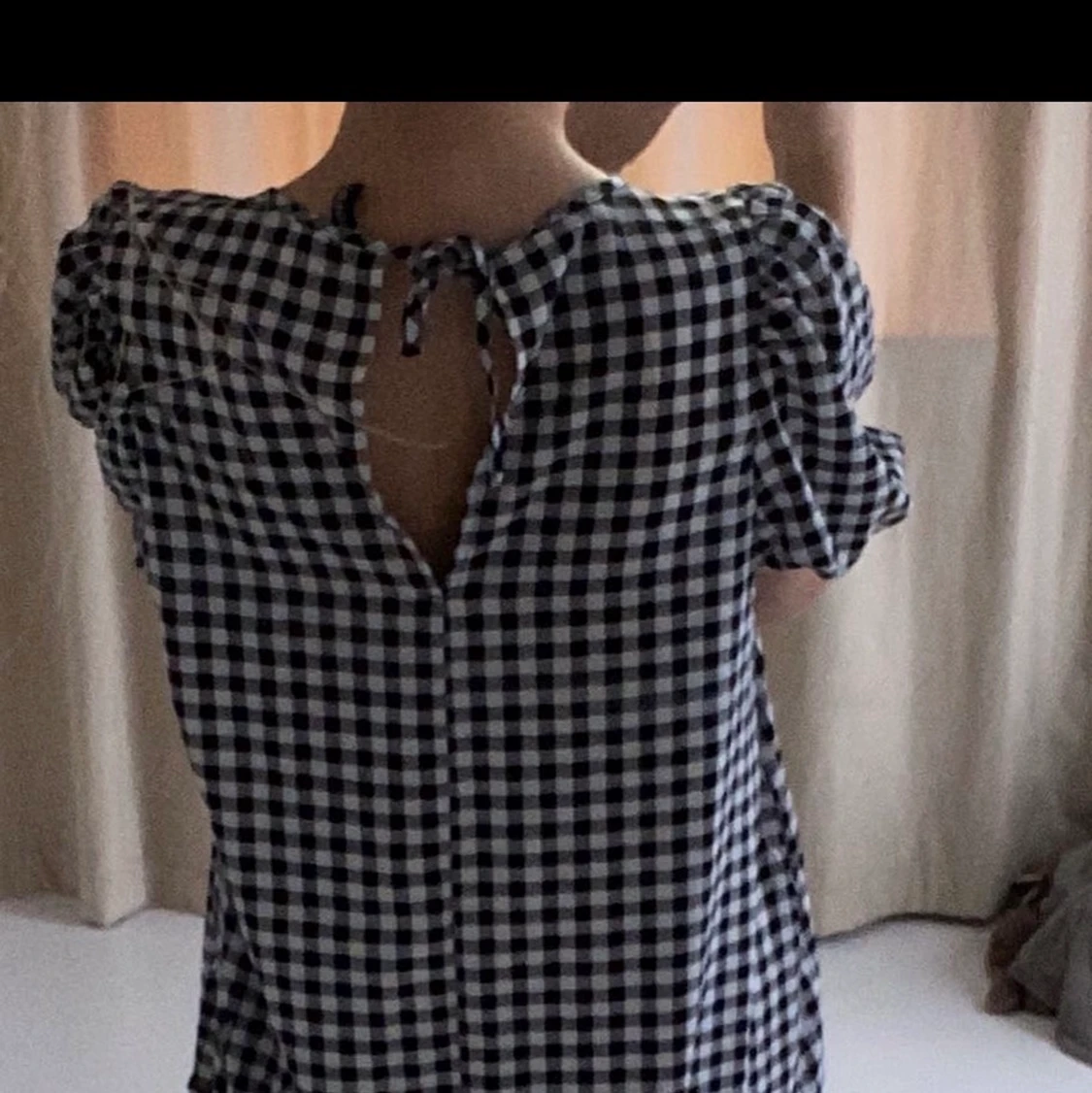 Schackmöndtrad klänning  - 90