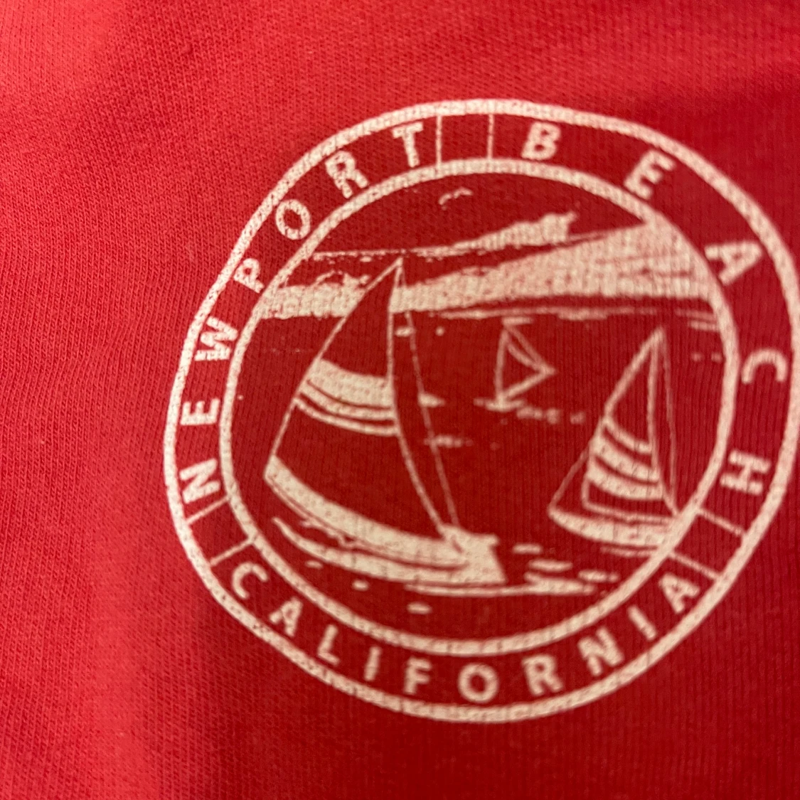 Röd sweatshirt  - 91