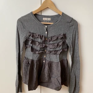 Kofta från Odd Molly - Fin grå kofta från Odd Molly. Jätteskön! Storlek 0. Material enligt bild. Använd men jag hittar ingenting att anmärka på gällande skicket, utöver att den är lite skrynklig.