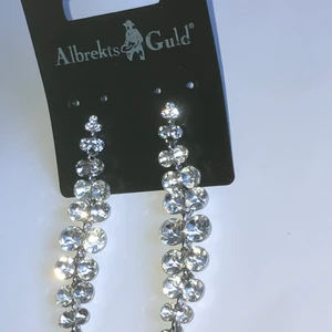ALBREKTS GULD örhängen - Earrings . Almost new ( used only once). Glittery . Suitable for a party 