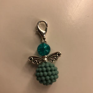 lyckoänglar - Jättefin turkos blå lyckoängel 