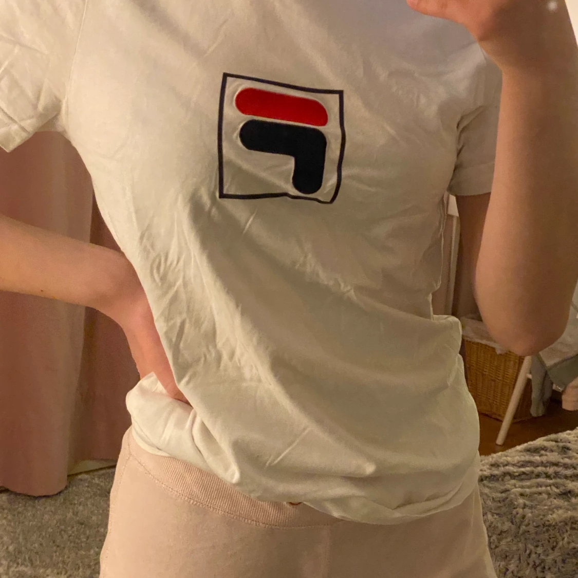 Vit Fila T-shirt  - 90