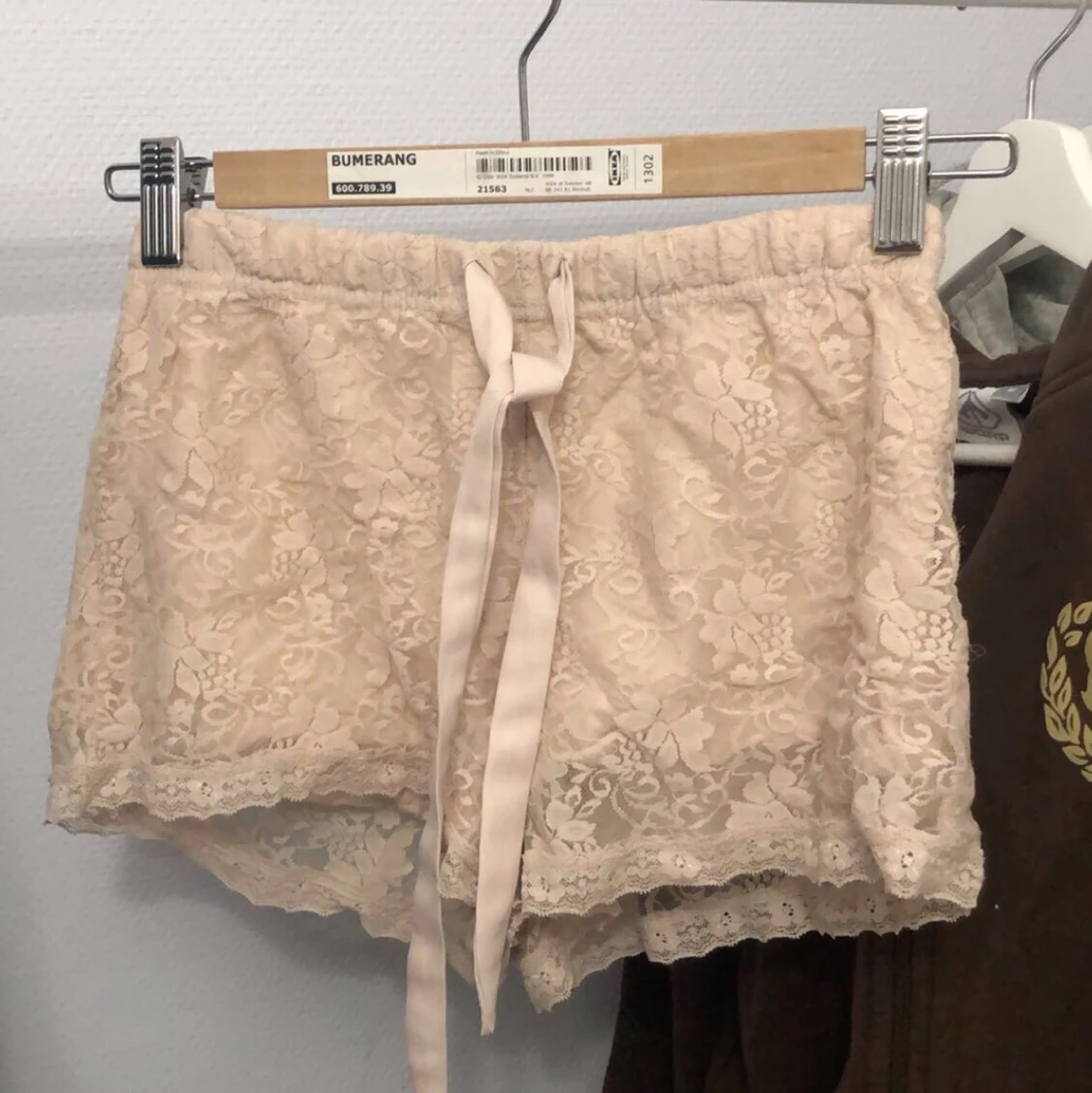 rosa Mjukis shorts/ sov shorts💕💕spets - 90