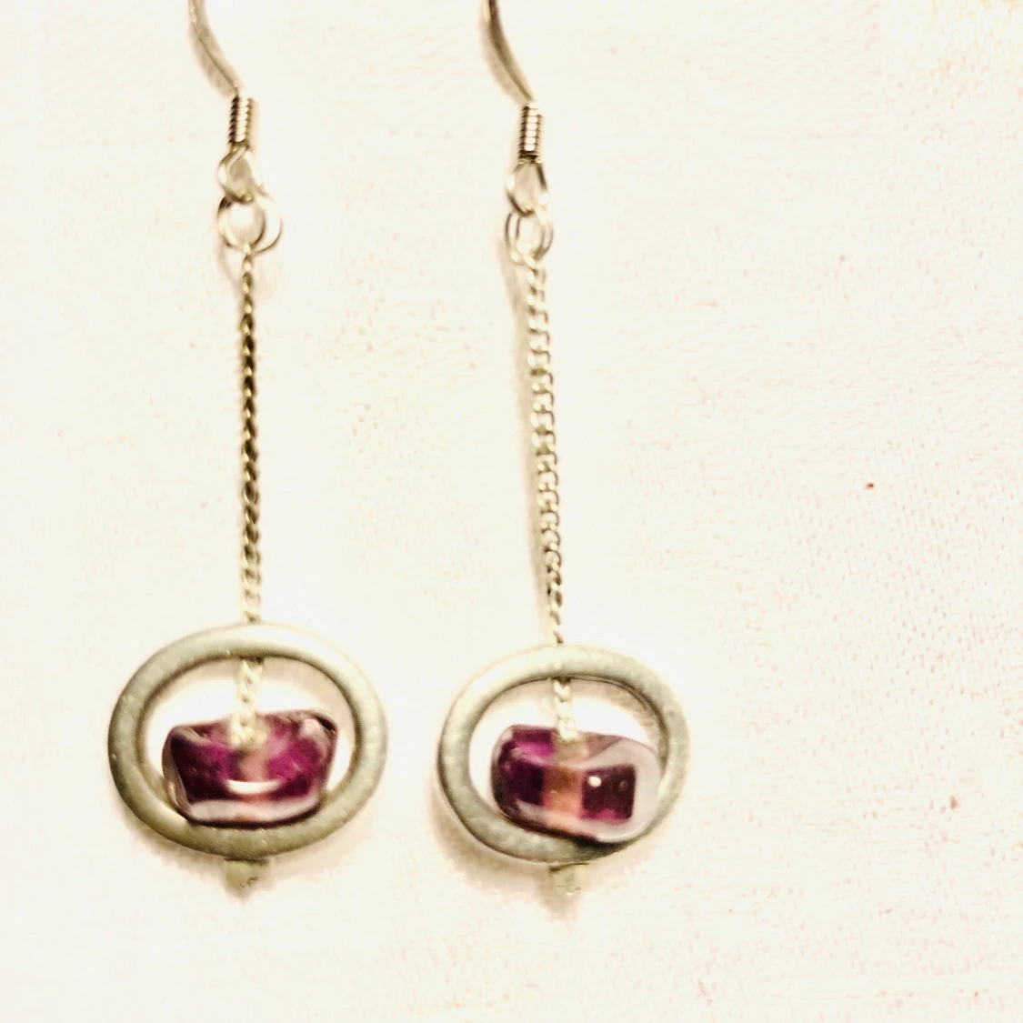 Örhängen ametist - 91