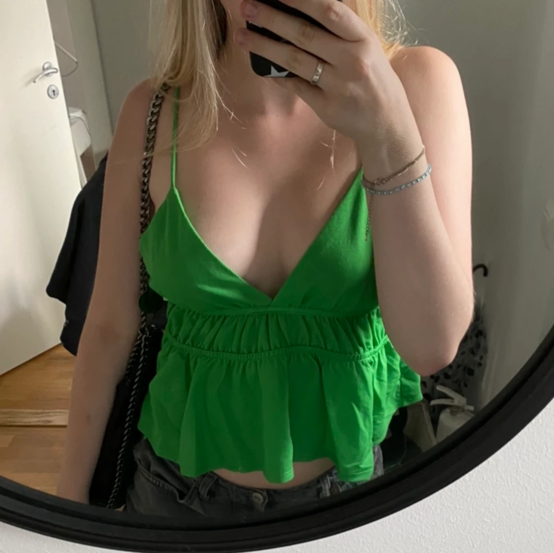 Grön zara topp - 90