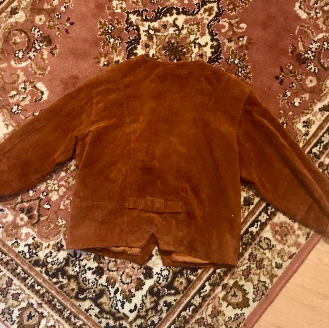 Mockajacka i äkta läder stl 38 - 91