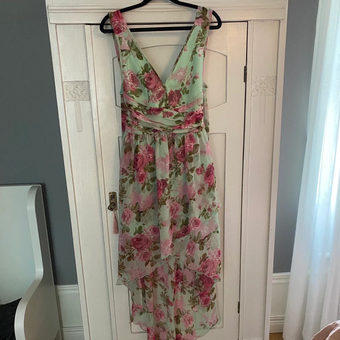 Jättesöt klänning i pastellfärger