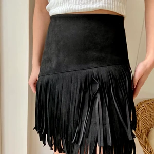 Svart franskjol XS - Unik svart franskjol i storlek XS/S🖤