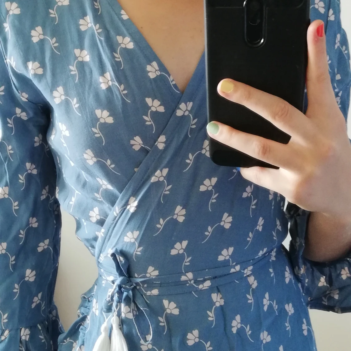 Faithfull the brand mönstrad klänning  - 90