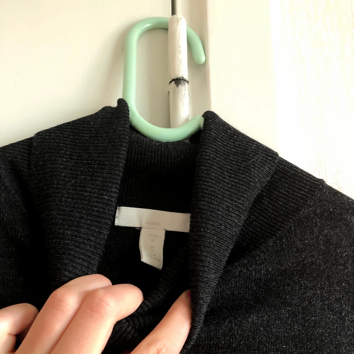 Mörkgrå polotröja - 90