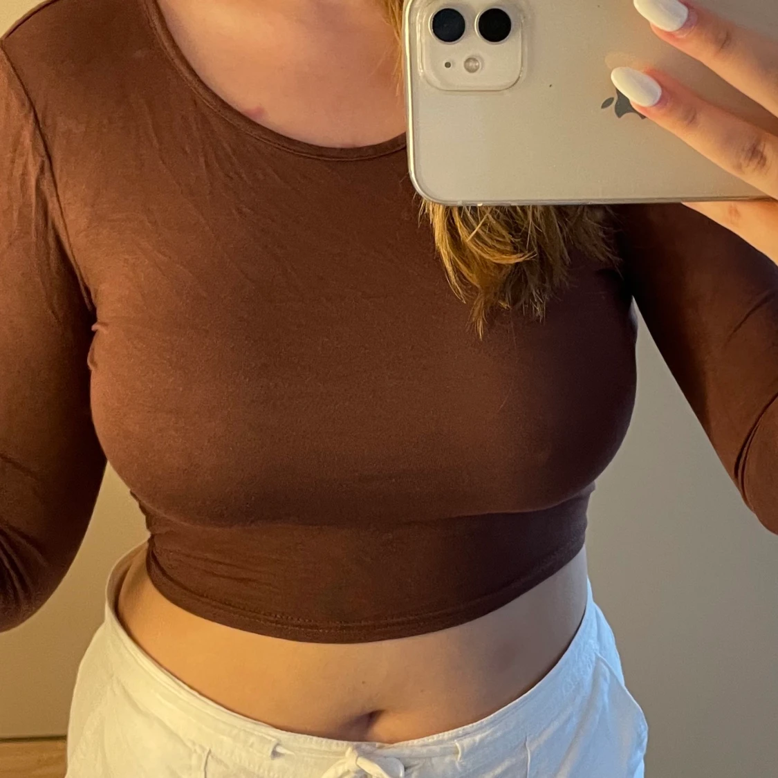 Brun croptop  - 91
