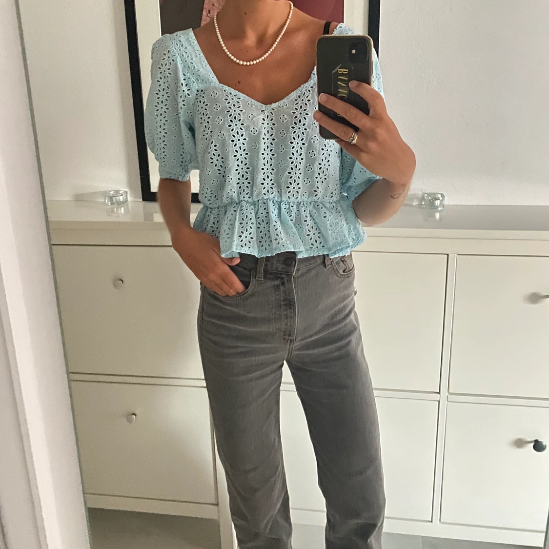 Ljusblå topp från Gina Tricot ✨ - 90