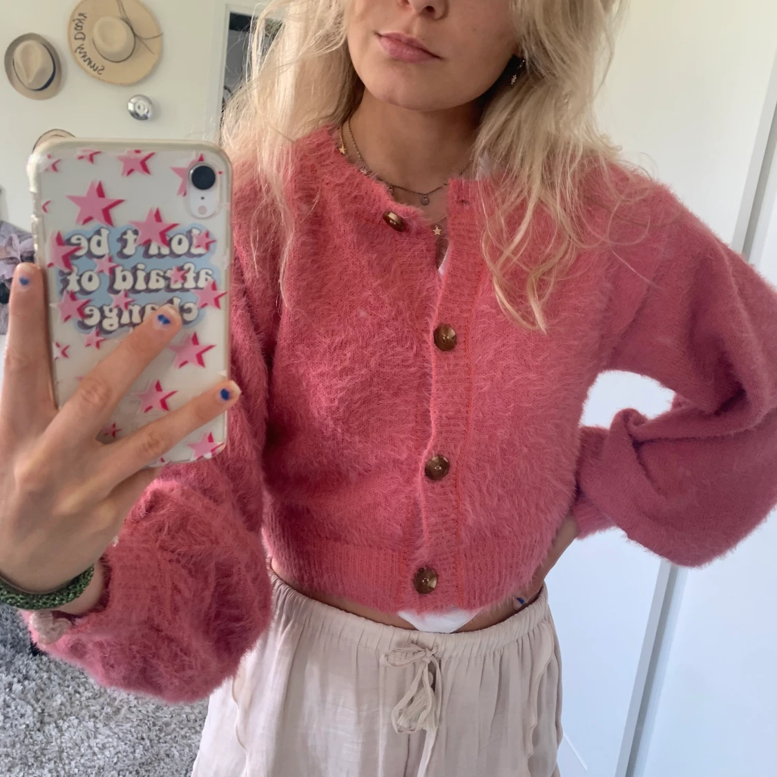 Så gosig kofta 💗🌸🌸💗