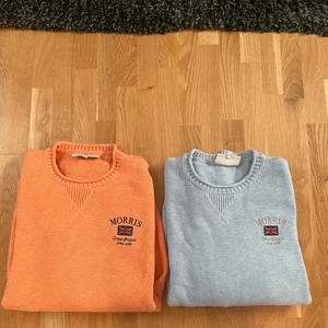Morriströjor och lexingtontröja - 2 st morriströjor i kanonskick. Inget slitet eller märke på något sätt. Nypris kostar dom st 800kr. Säljs för 300kr/st  En Lexington tröja som är i bra skick. Lite mer använt. Säljs för 200kr
