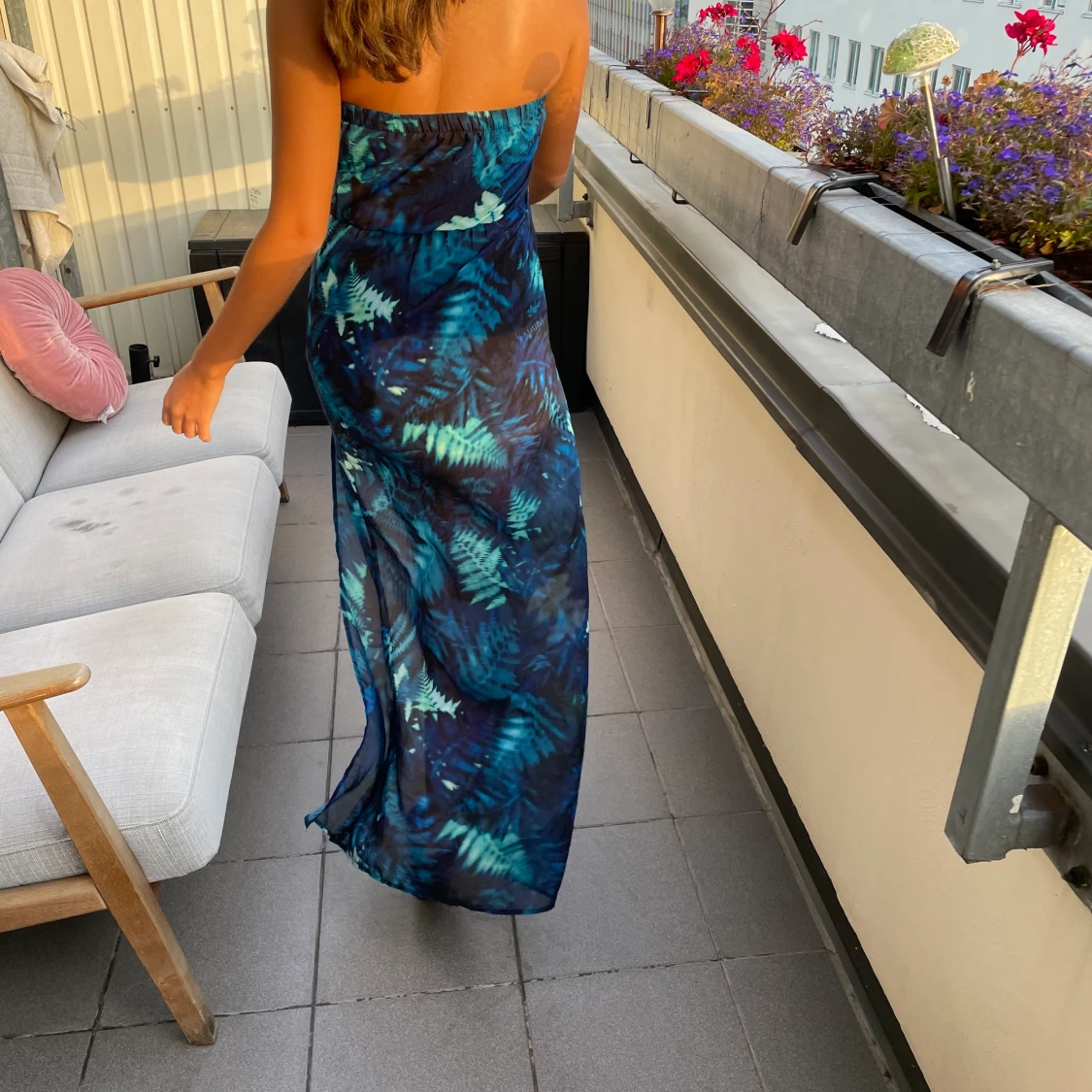 Sommarklänning blå - 91