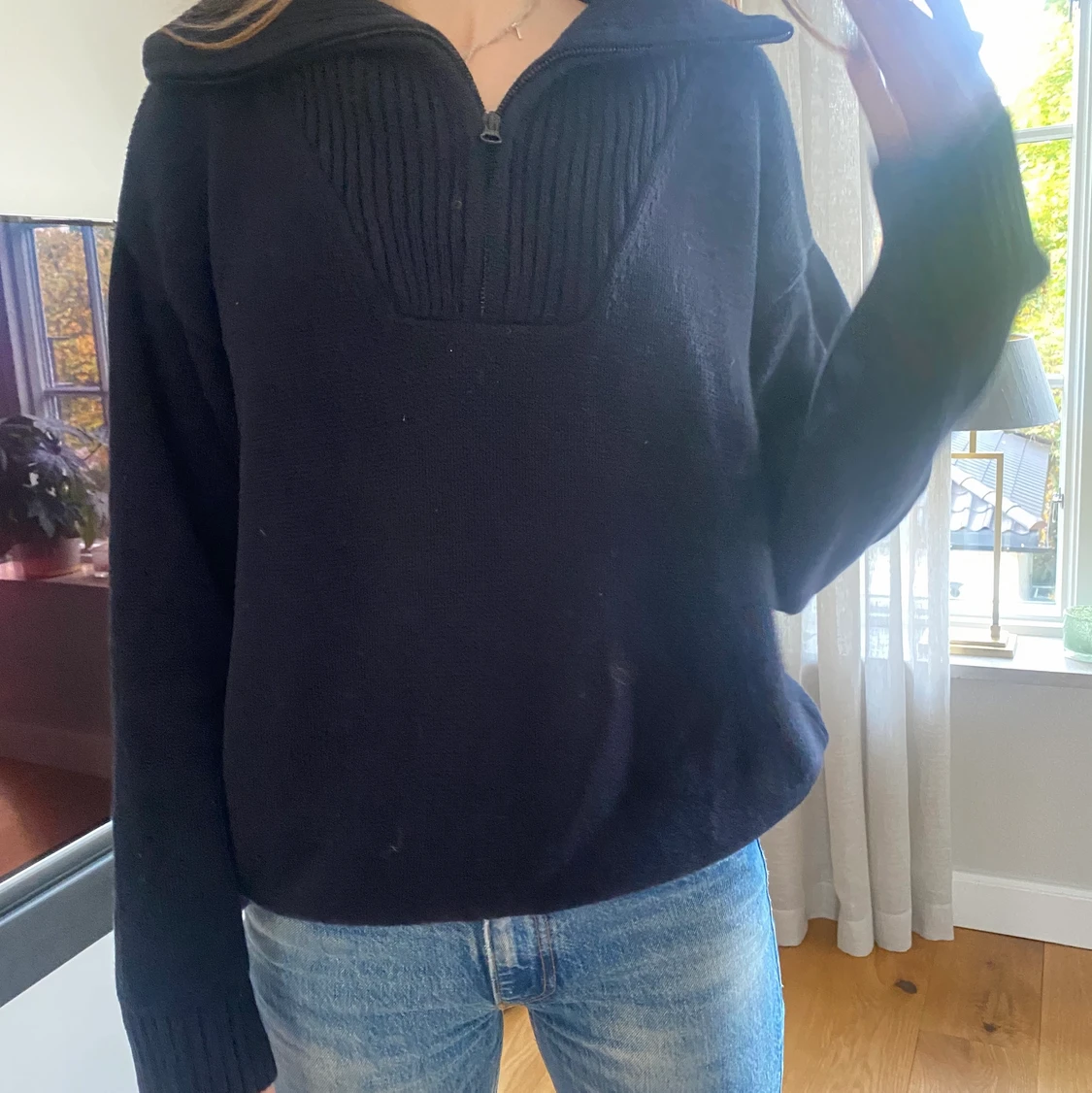 Stickad tröja från zara