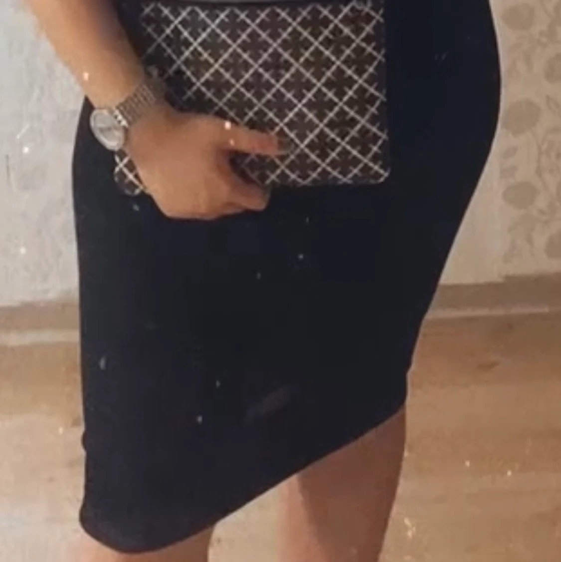 Kjol med knytning - 90