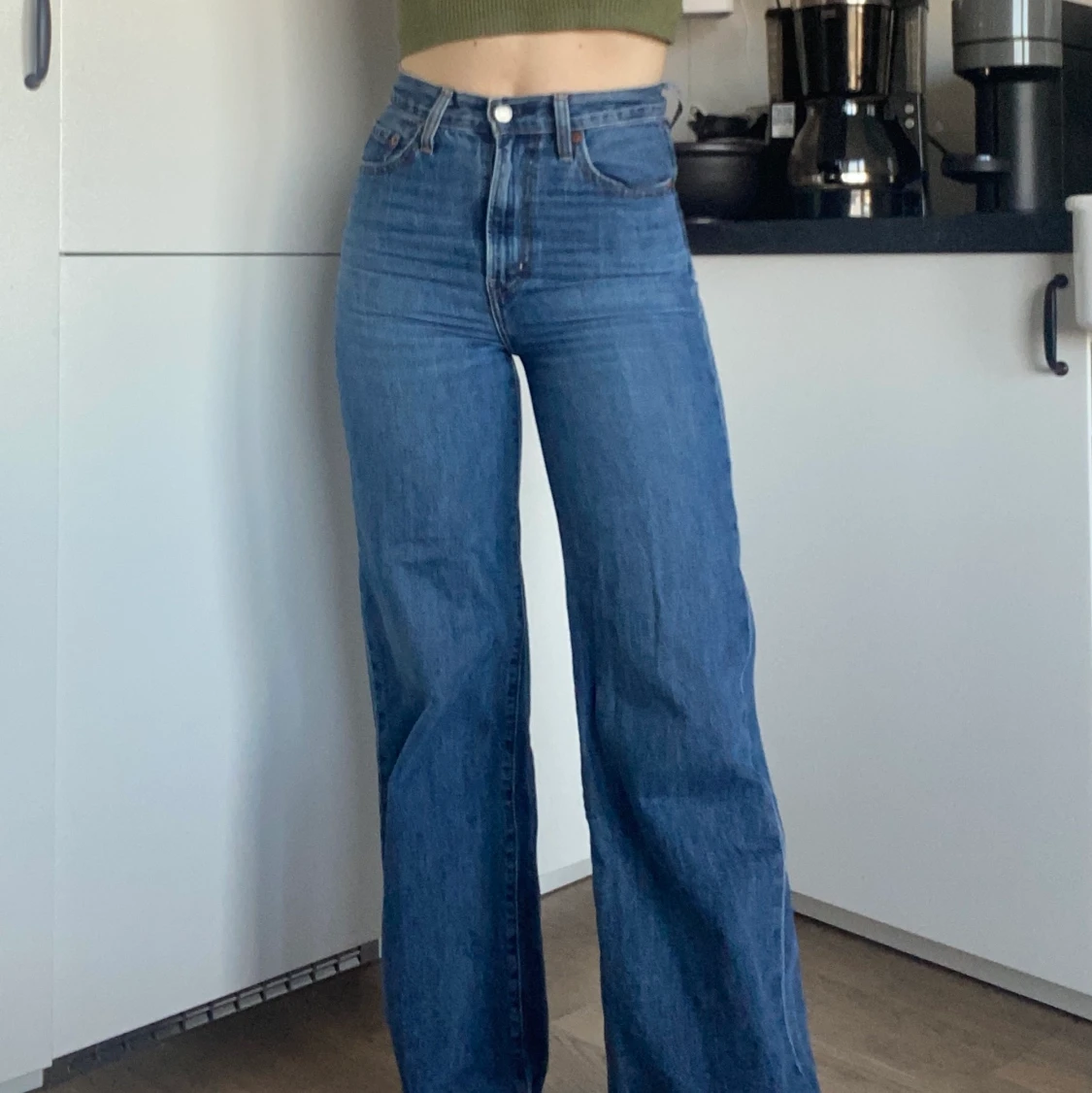 Levi’s ribcage jeans