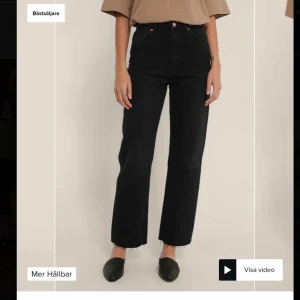 Jeans  - Säljer dessa snygga svarta jeans från nakd i storlek 34🖤