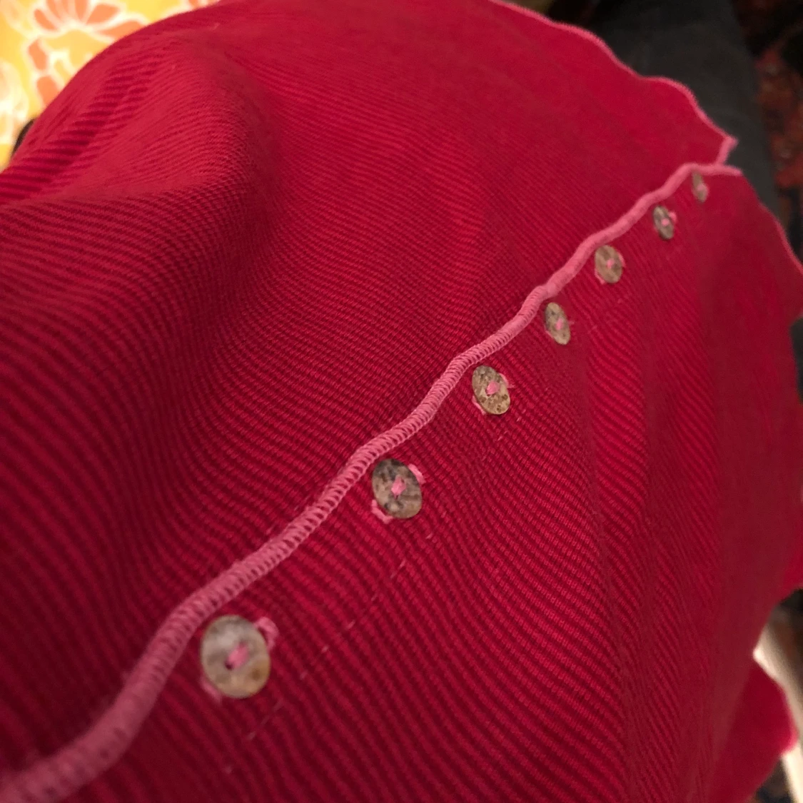 Rödrosa randig tröja! - 90