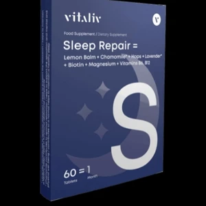 Sleep Repair, 60st - Helt nytt paket Sleep Repair, (60st) som ger en Hälsosam sömn som är viktigt för att hålla dig aktiv och för att ha ett tydligt sinne. Detta kosttillskott är en kombination av naturliga ingredienser och vitaminer som hjälper din kropp och ditt sinne att slappna av och förbereda sig för regelbunden, normal sömn (se bilder) använder dem själv och funkar superbra för avslappnong innan sömn. Säljes då jag har för många och hoppas de kan glädjas någon annan med.  Ordinariepris: 224:-/st