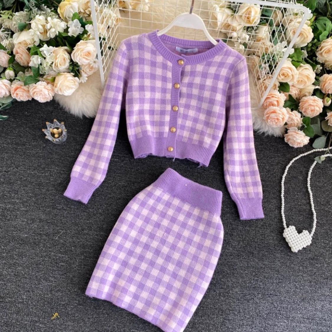 Isabel three piece knit set  - 91