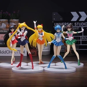 5St Sailor Moon Figur Anime Dolls - Material PVC . Height 18cm The actual delivery time is estimated to be 8-15 working days.  Please pay by PayPal.