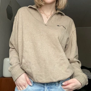 Champion Hoodie - Jättesnygg beige champion hoodie! Väldigt bra skick.