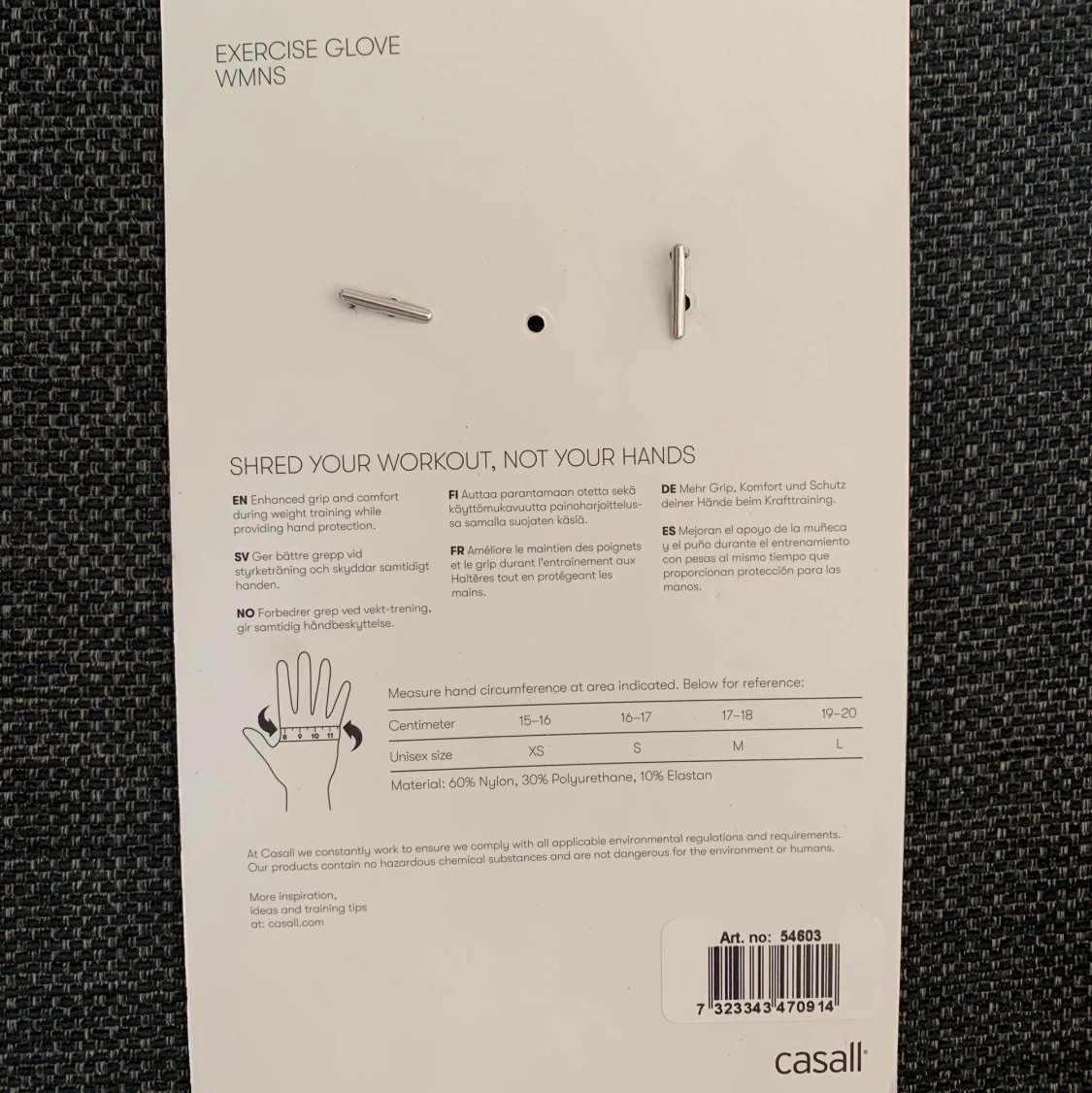CASALL TRÄNINGSHANDSKAR - 91