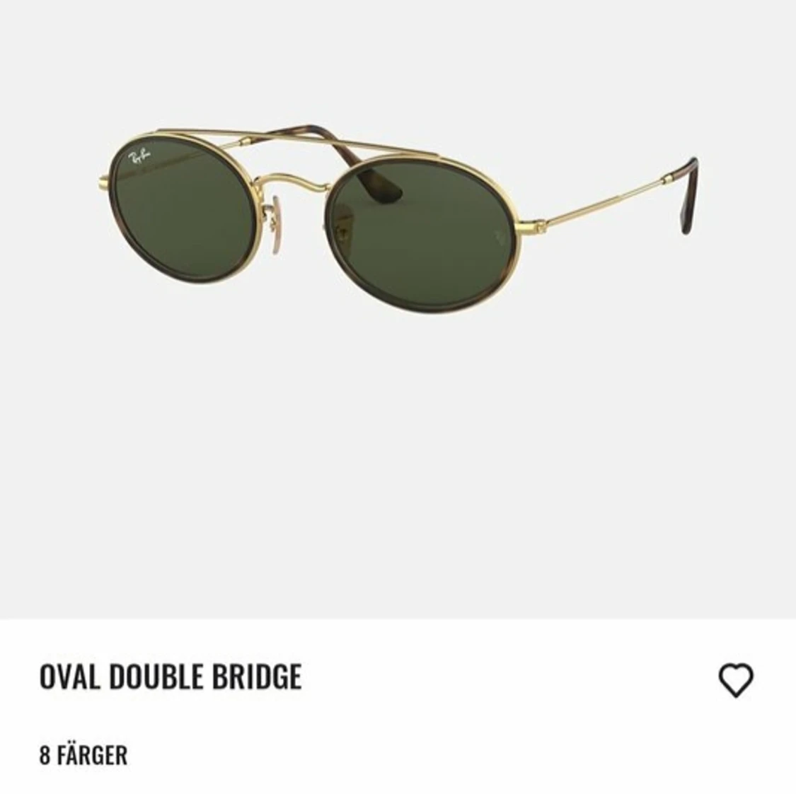 RAY-BAN OVAL DOUBLE BRIDGE - 90