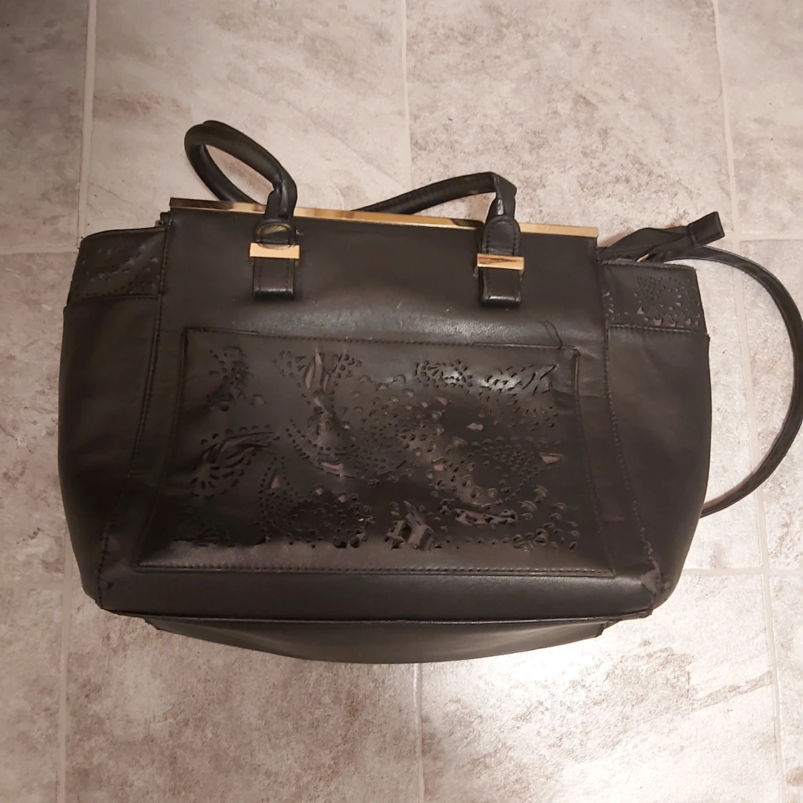 Mycket fin skinnväska 