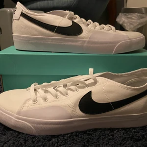 Nike SB Blazer court - Detta är ett år Nike sb skor som jag vill sälja, har aldrig använt dom. Det är storlek 44,5, skriv till mig om ni har flera frågor.