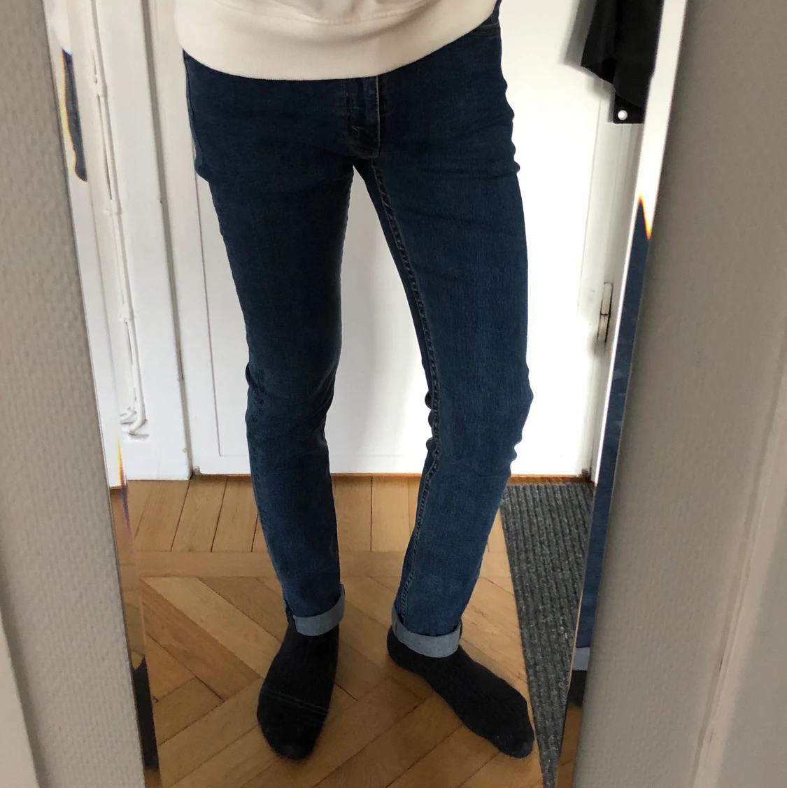 Blue Levi’s skinny jeans, strl: 32/34 - 90