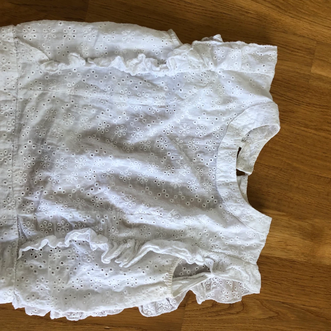 Vit mönstrad topp - 90