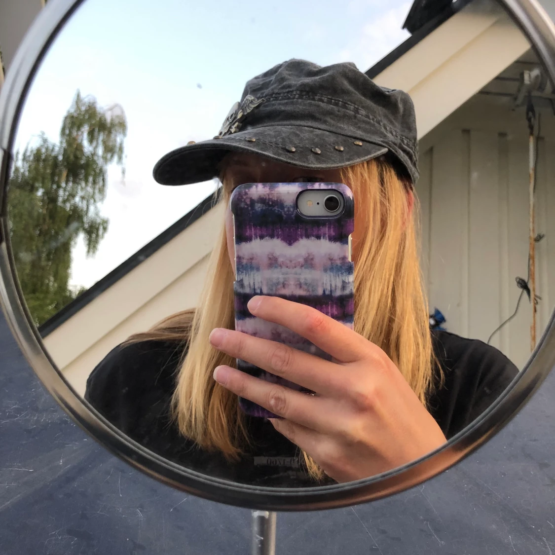 Keps med dödskalle - 91