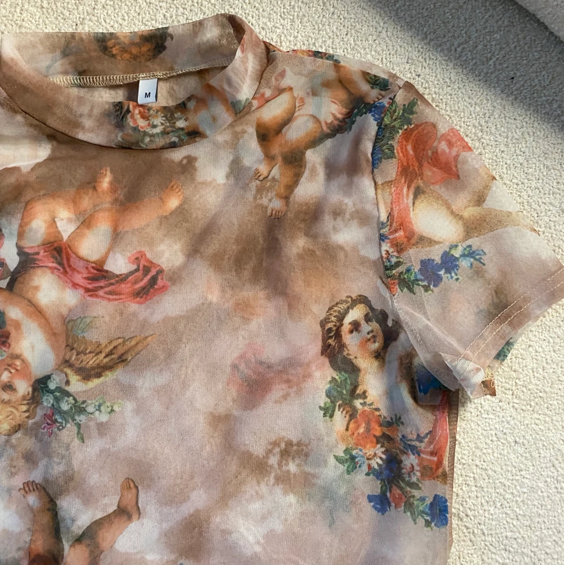 Tröja i meshmaterial - 91