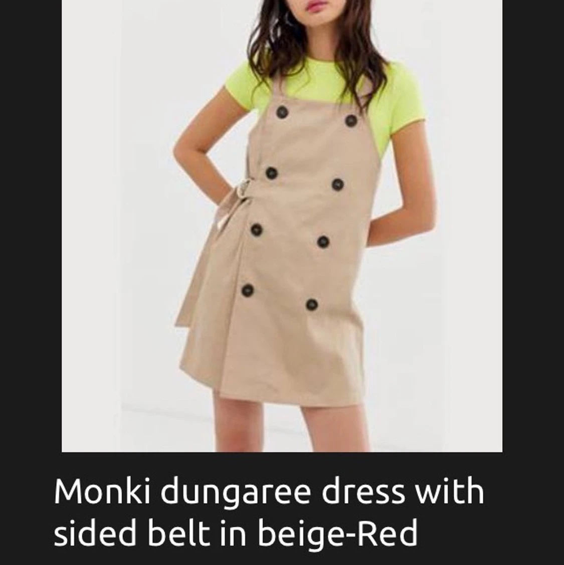 Monki Dungaree - Size S - 90