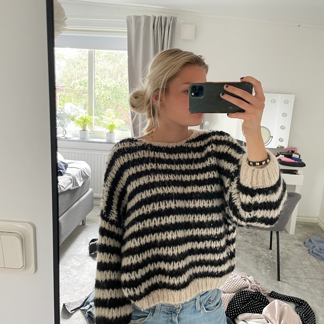 Stickad tröja  - 90