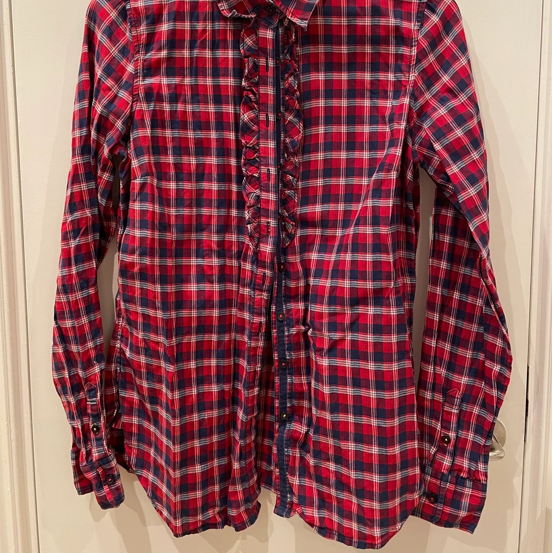 Tommy Hilfiger skjorta rutig storlek 38