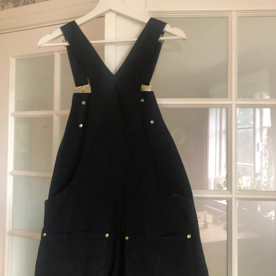 Svarta Carhartt Duck Bibs - 90