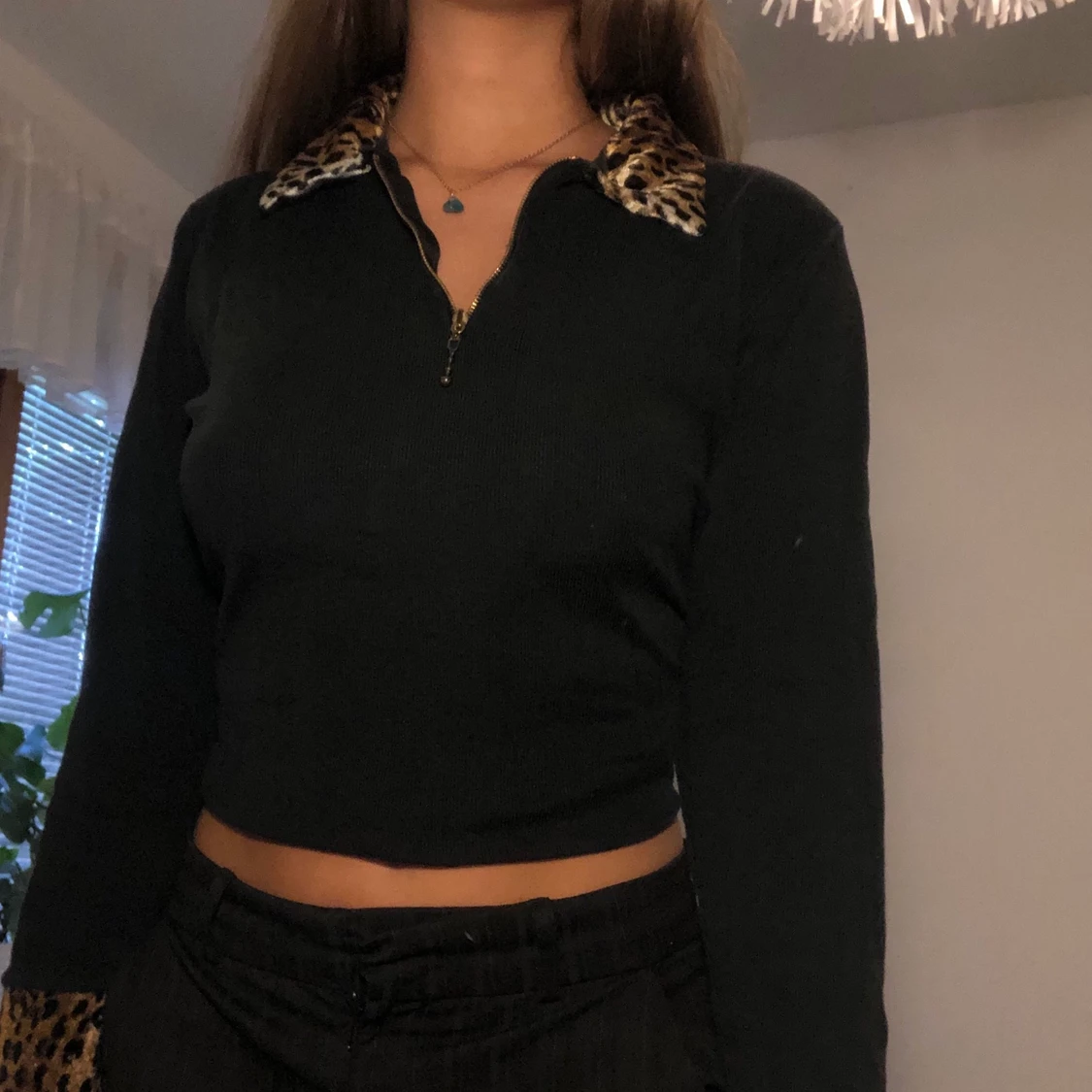 Leopardmönstrad tröja - 90