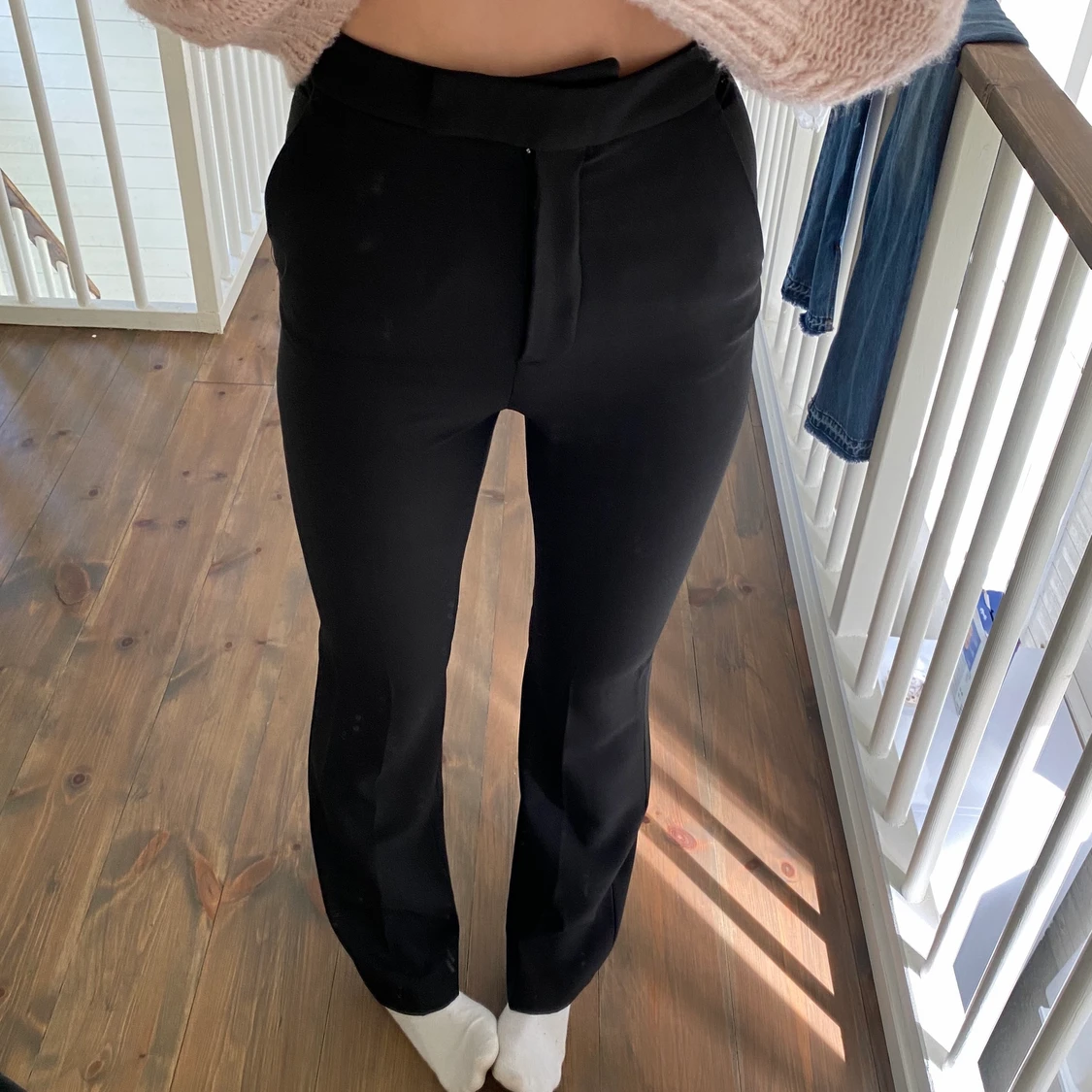 Zara kostymbyxor oanvända