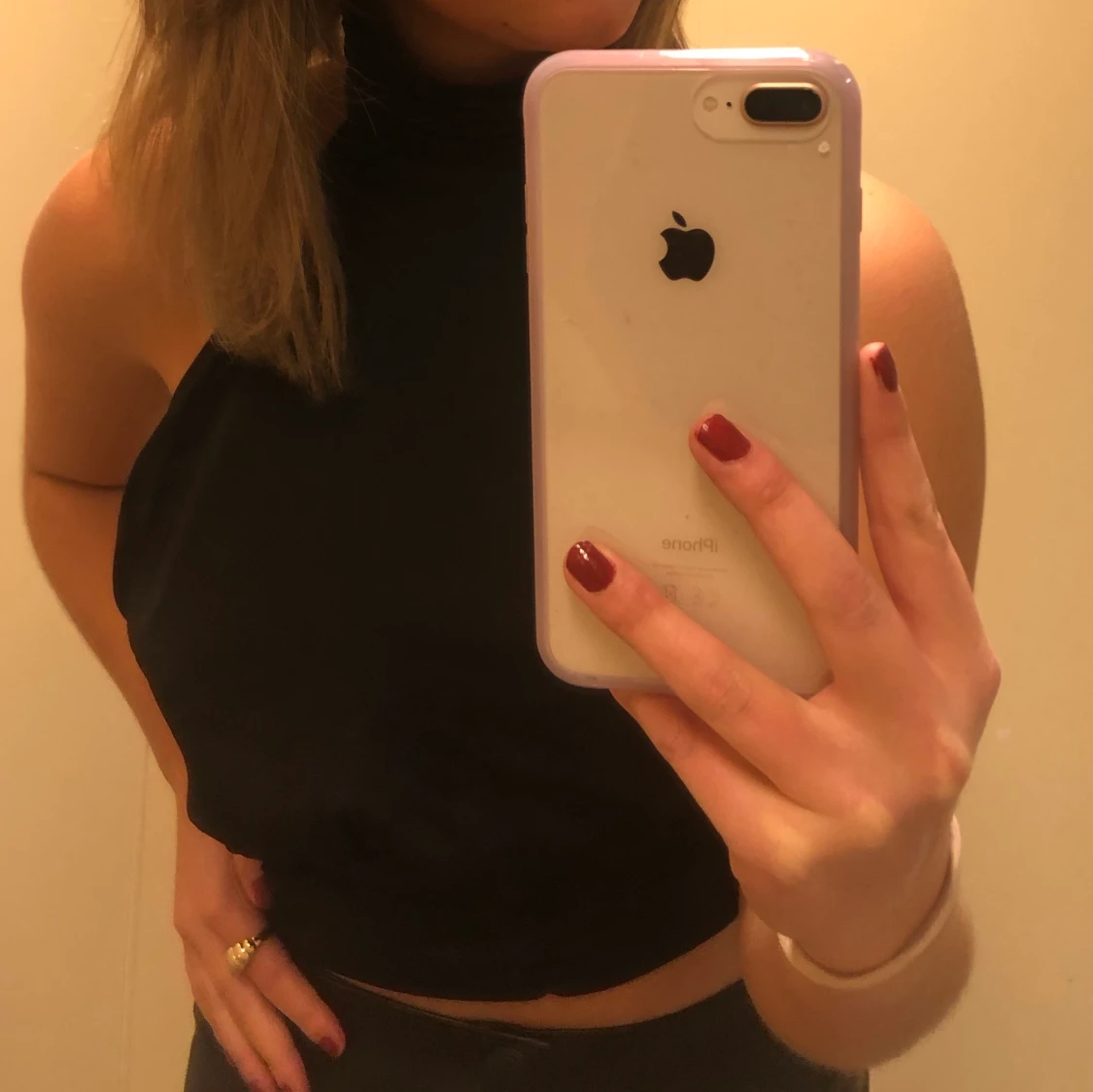 Gina halternecktopp - 90