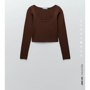 Zara - Säljer denna bruna tröja från zara då den inte kommer till användning💕  köparen står för frakt