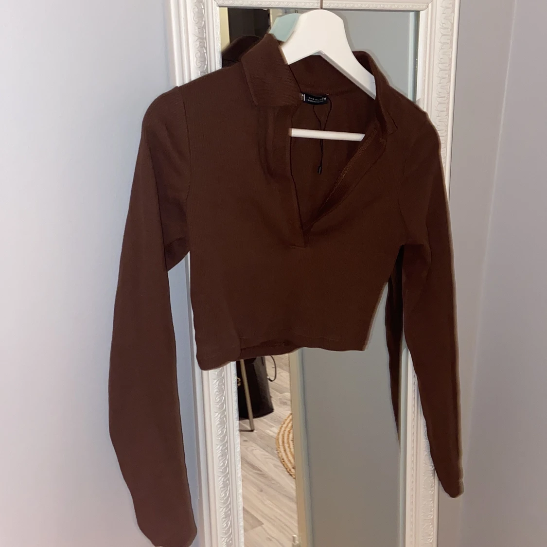 Croppad brun tröja Zara - 91