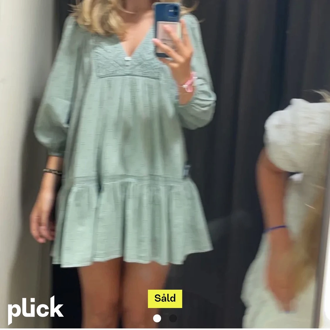 Grön klänning Zara