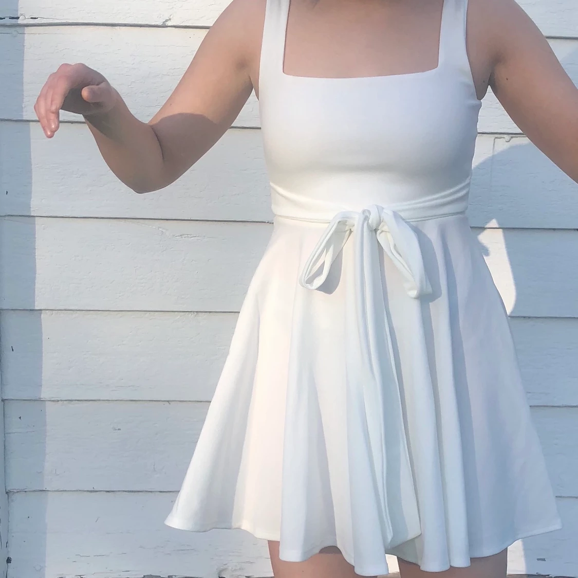 Superfin vit klänning - 91