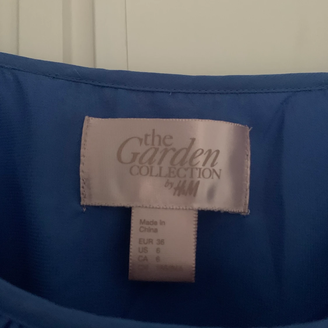 H&M blå klänning stl.36 - 91