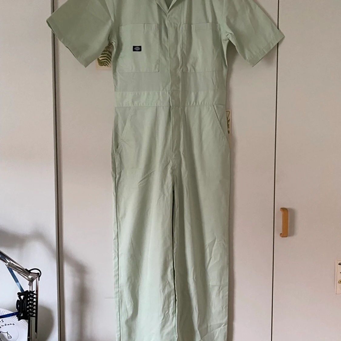kortärmad mintgrön dickies overall